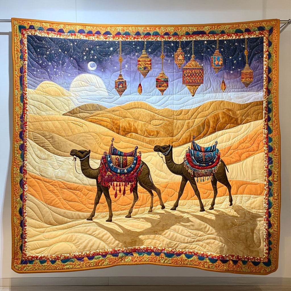 Camels In Golden Sand WY2508029CL Quilt