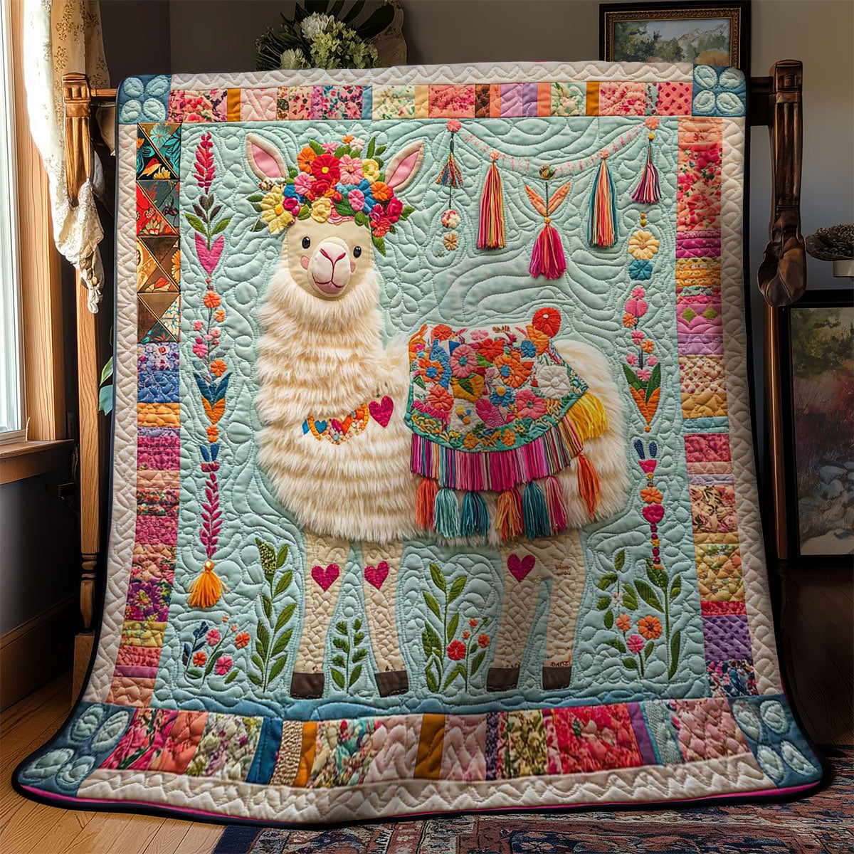 Boho Llama Elegance WN2312030CL Quilt