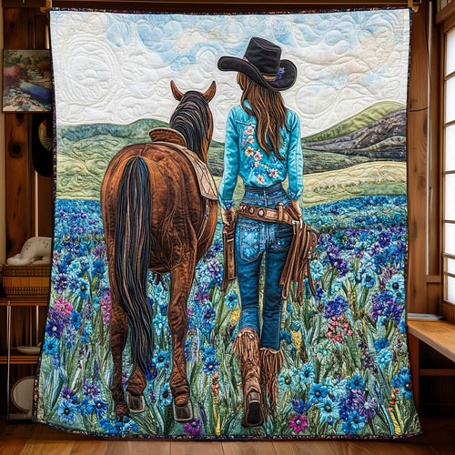 Romantic Cowgirl WP1401048CL Quilt