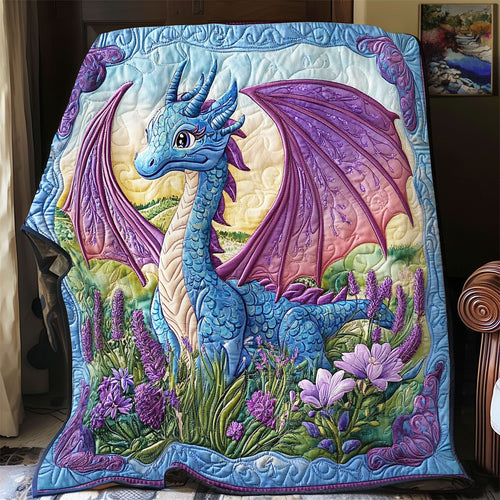 Dragon In Lavender WY0901030CL Quilt