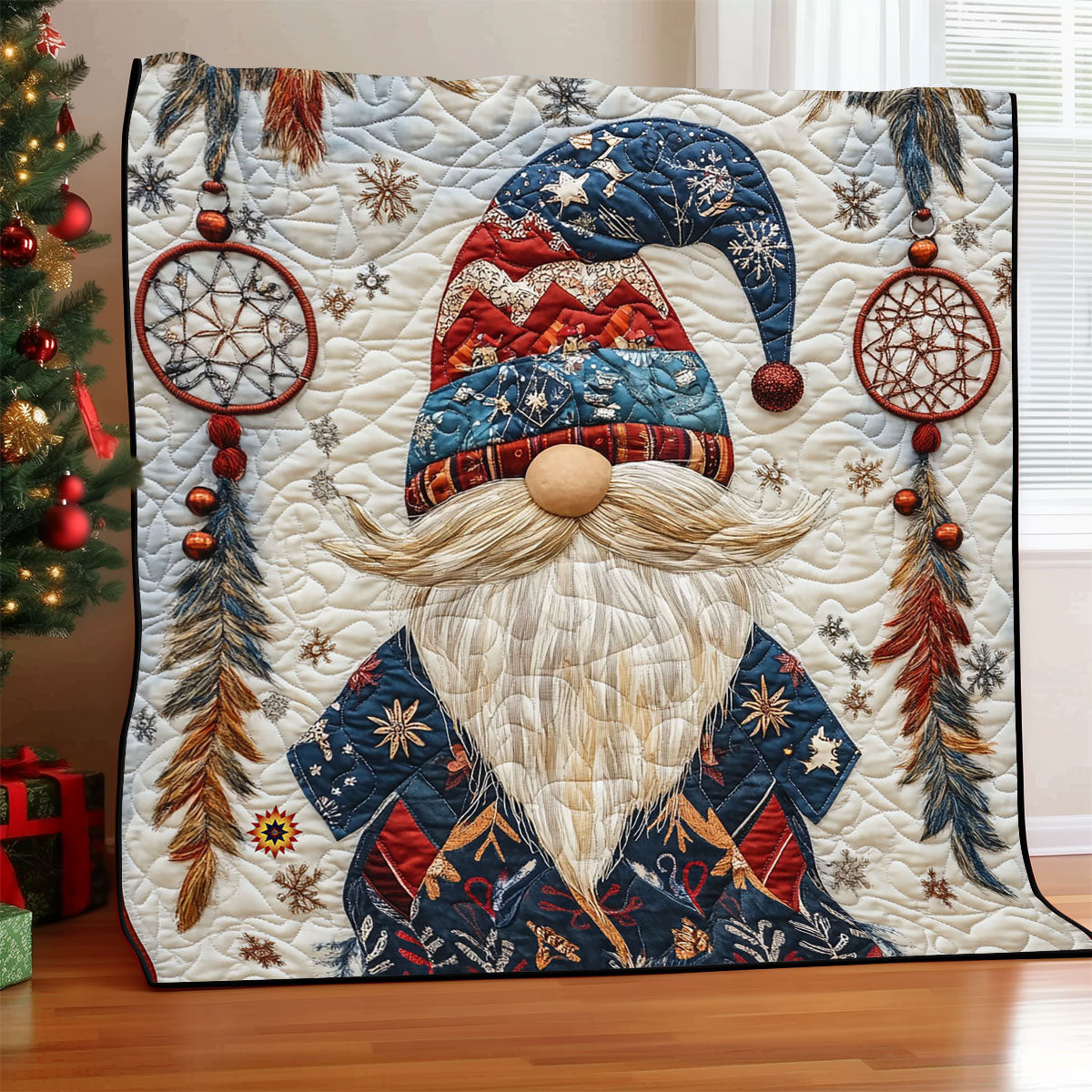 Christmas Gnome WJ2012008CL Quilt