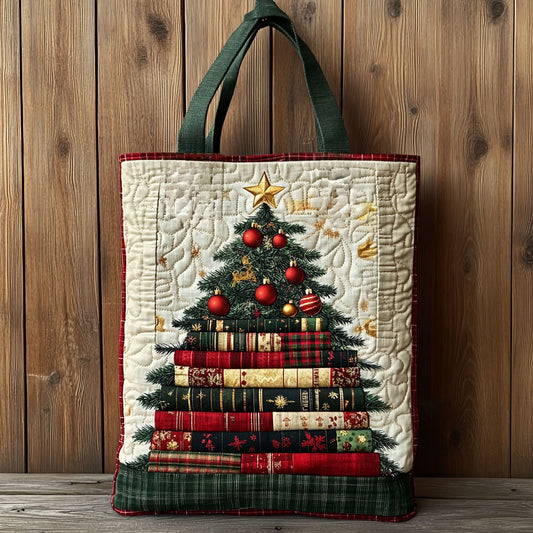 Merry Chapter Book WN1711059CL Quilted Tote Bag