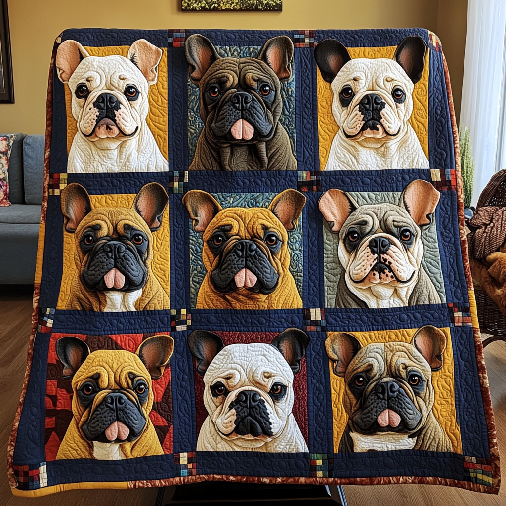 French Bulldog MH1909007CL Quilt