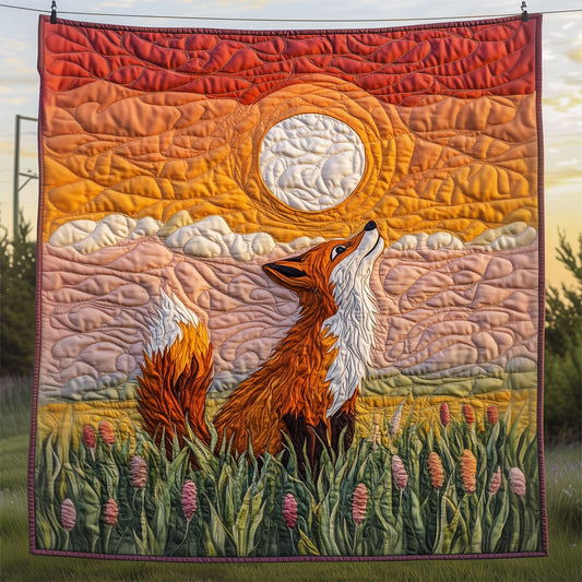 Fox Under Sunset Sky LT2309004CL Quilt