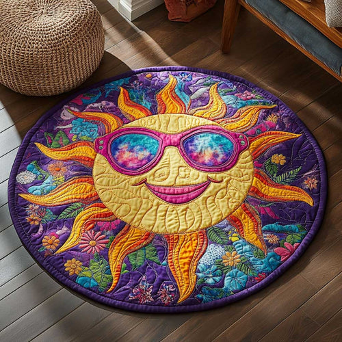Radiant Hippie WN2103102CL Quilted Round Mat