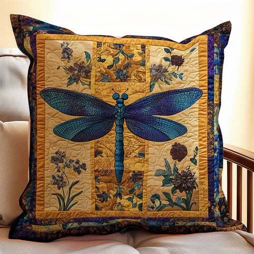 Blue Dragonfly WX0601094CL Quilt Pillow Case