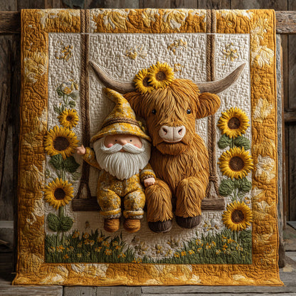 Gnome Cow CW2607028CL Quilt