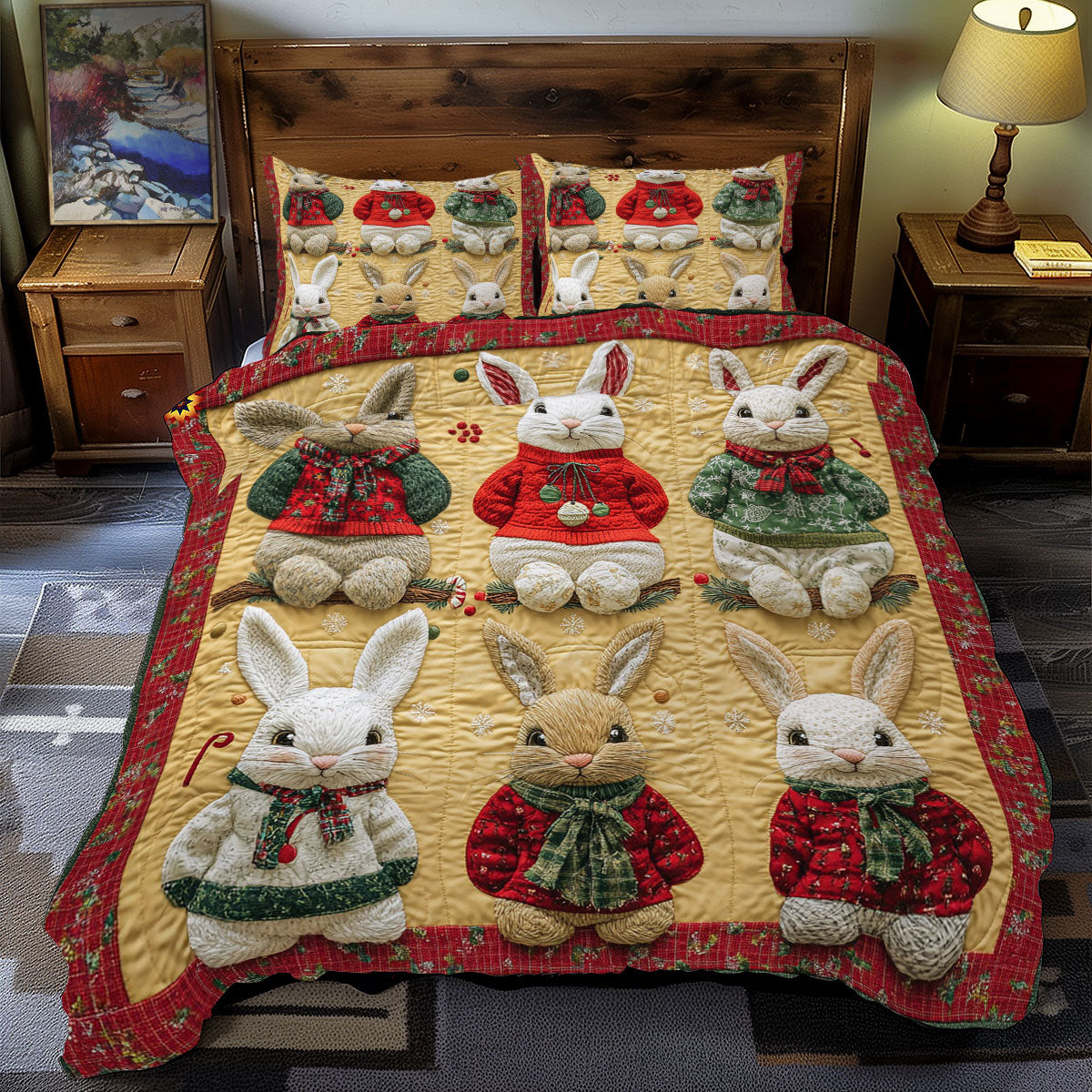 Winter Rabbit WY2711065CL Duvet Cover Set