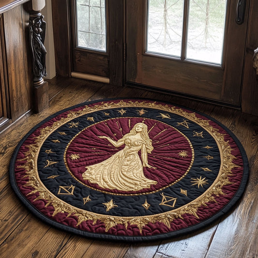 Virgo Light CP1707017CL Quilted Round Mat