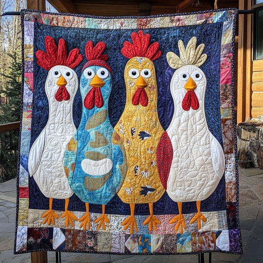Chicken Crew WY1308028CL Quilt