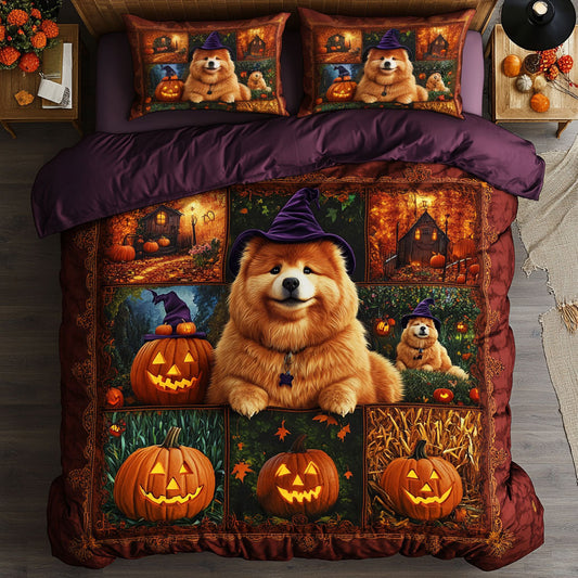 Chow Chow Puff Hug WN1108015CL Duvet Cover Set