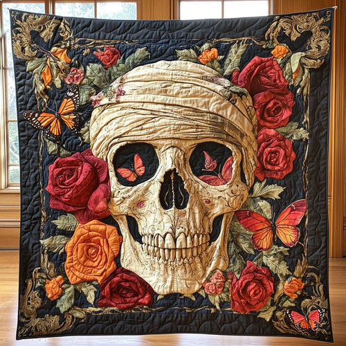 Mummy Skeleton CP1006027CL Quilt