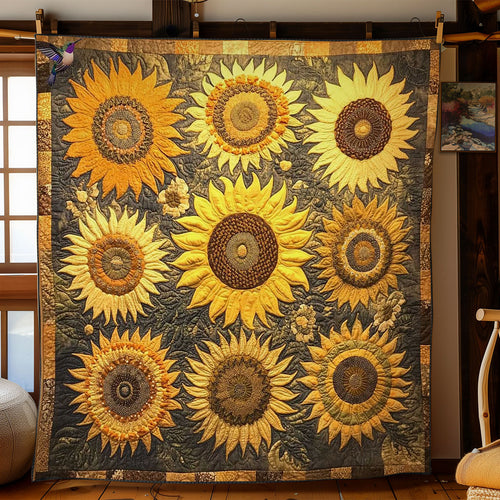 Vintage Sunflower WN0711092CL Quilt