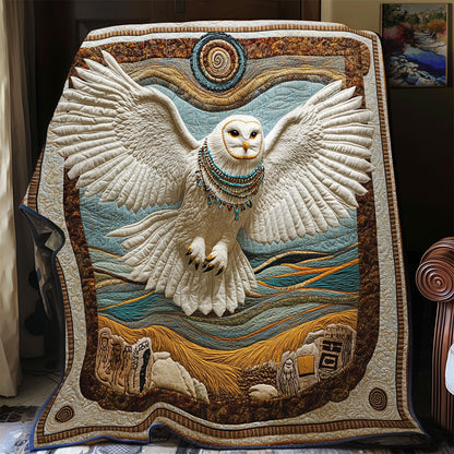 Charming Fly Owl CP0506031CL Quilt