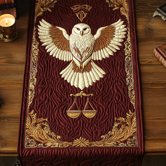 Owlwatch Court WN2307049CL Quilted Table Runner