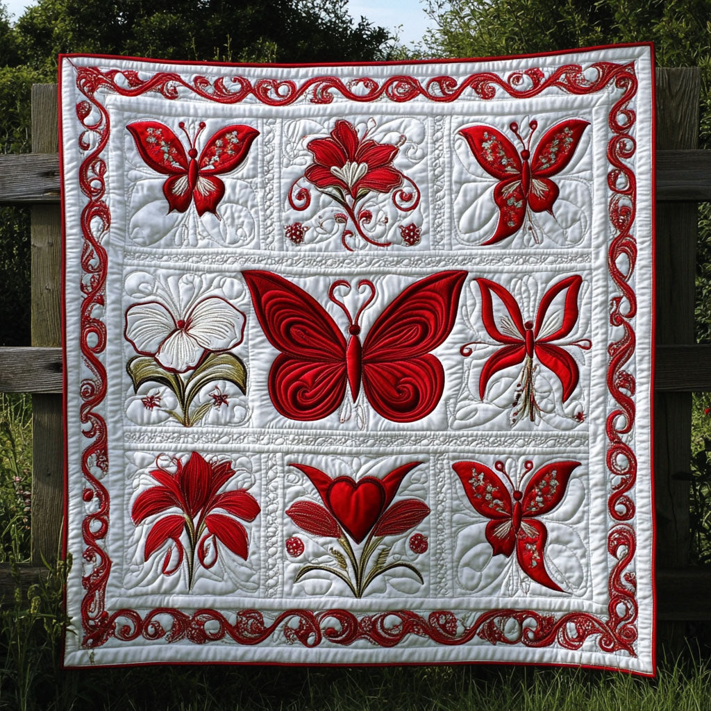 Blooming Butterfly WN0509004CL Quilt