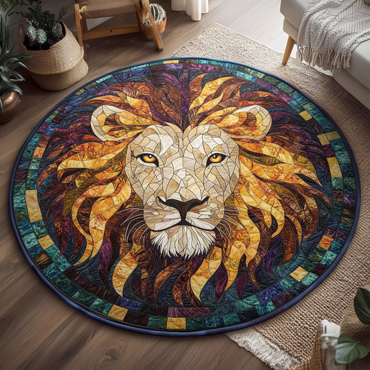 Lion WX1005028CL Quilted Round Mat