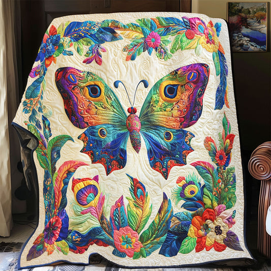 Colorful Butterfly WY1801055CL Quilt