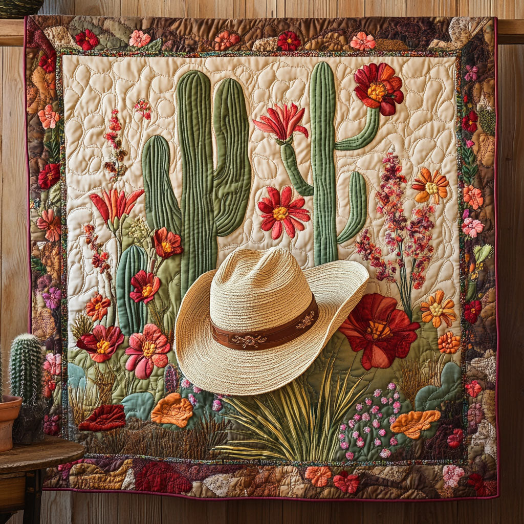 Desert Bloom Cowboy Spirit WY0307029CL Quilt