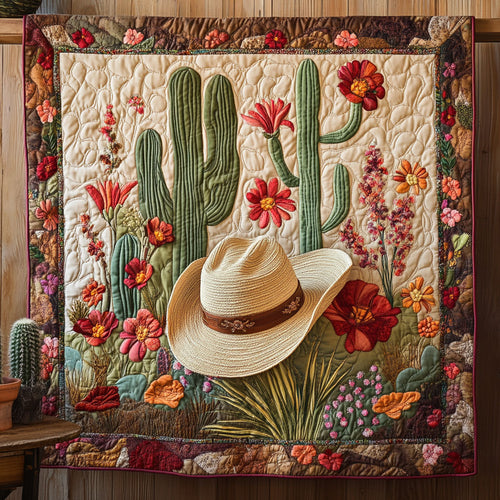 Desert Bloom Cowboy Spirit WY0307029CL Quilt