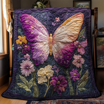 Floral Butterfly Harmony WN0601067CL Quilt