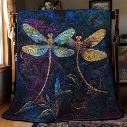 Mystic Couple Dragonfly WY2103037CL Quilt