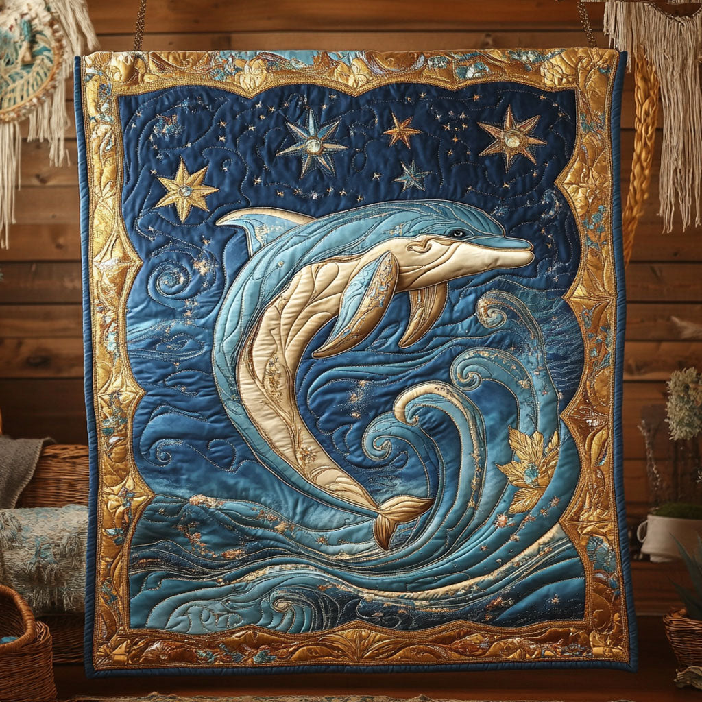Mystic Ocean Leap WY0304019CL Quilt