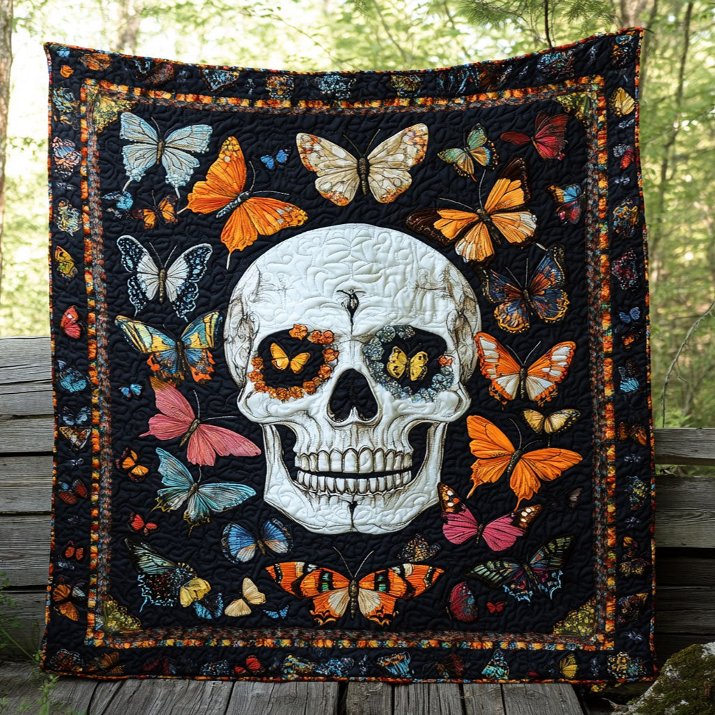 Eternal Skull Butterfly WN2309041CL Quilt