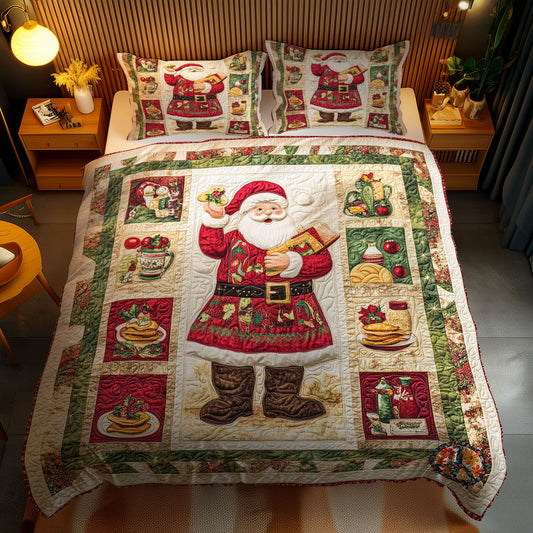 Feliz Navidad Santa WN2311011CL Duvet Cover Set