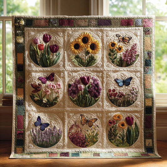 Butterfly Blossom Radiance CW1108062CL Quilt