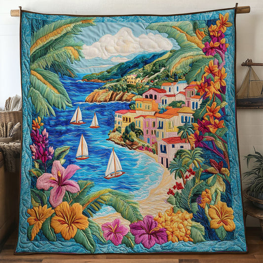 Jungle Bay Breeze WN1605022CL Quilt