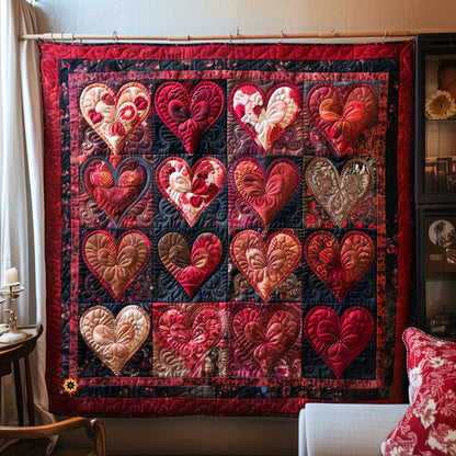 Heart WJ0811015CL Quilt