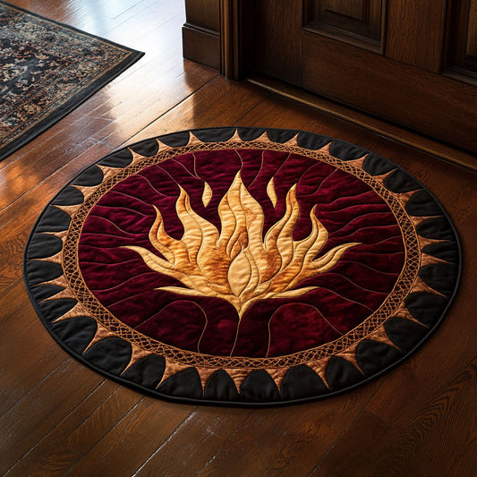 Sacred Ember CP2607054CL Quilted Round Mat