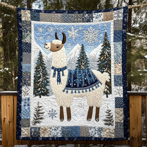 Llama Christmas Glow WN1711033CL Quilt