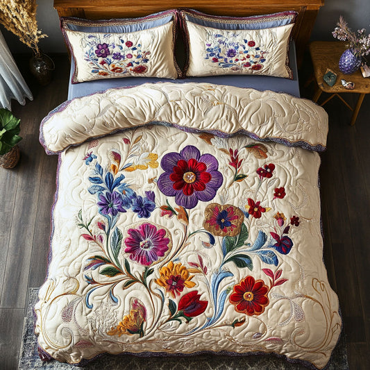 Floral Elegance WP0705035CL Quilt