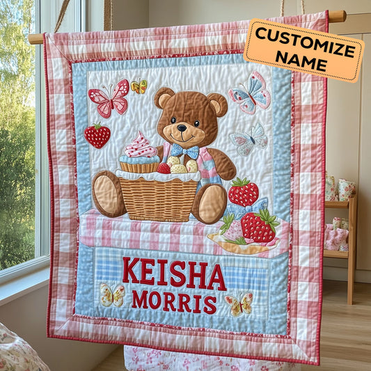 Sweet Nap CP2407019CL Personalized Baby Quilt