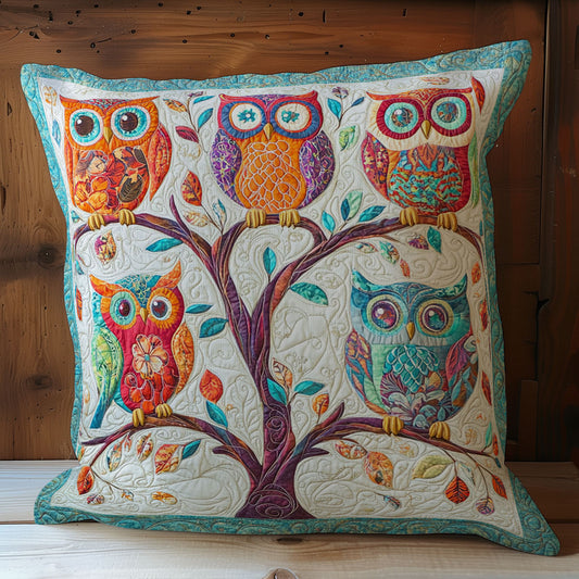 Owl In Tree WY1102133CL Quilt Pillow Case