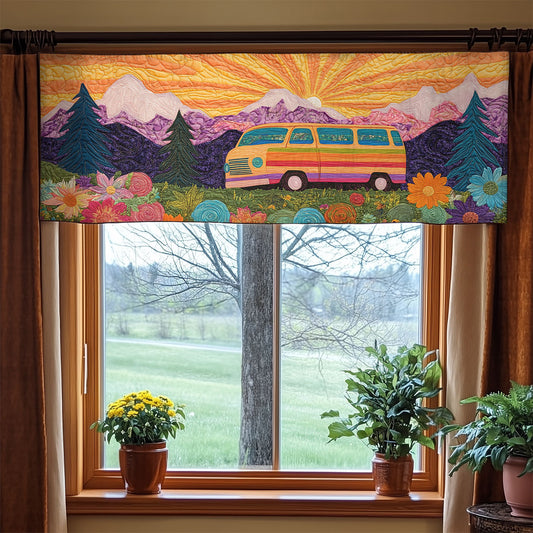 Van Hippie WX1405046CL Quilted Valance