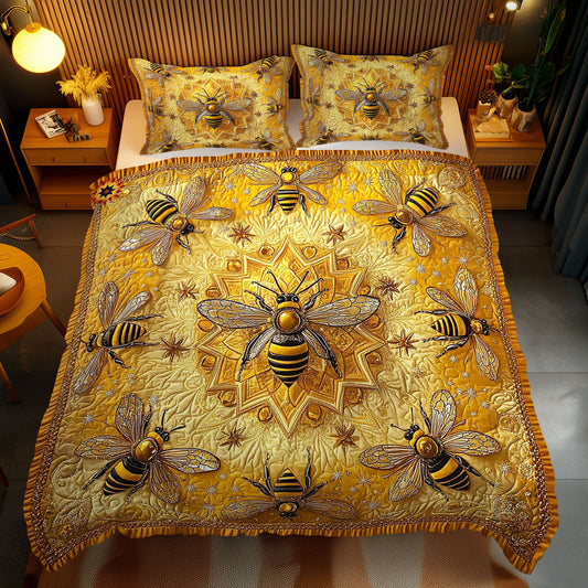 Mandala Bee WY2612074CL Duvet Cover Set
