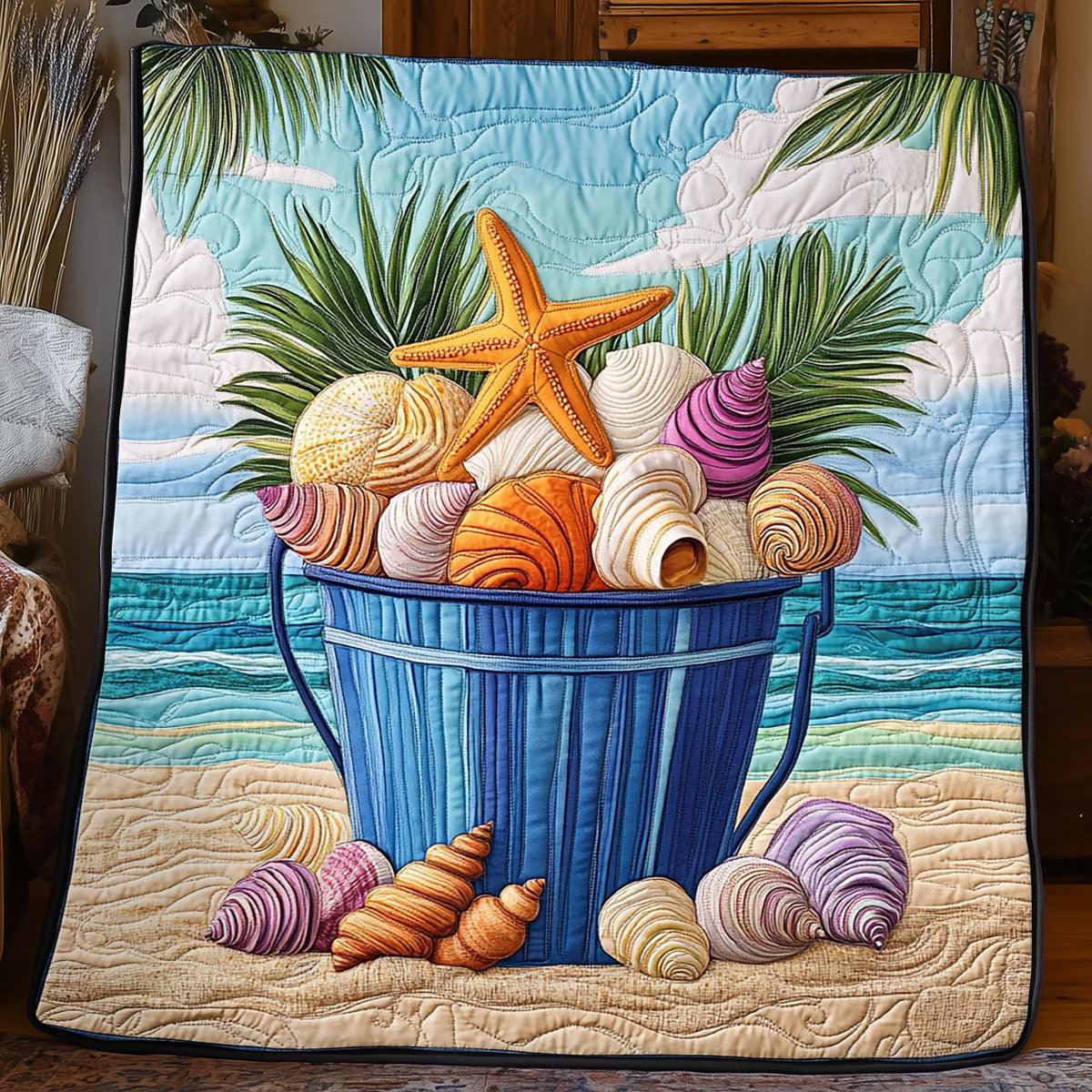 Seaside Treasure WJ1904009CL Quilt
