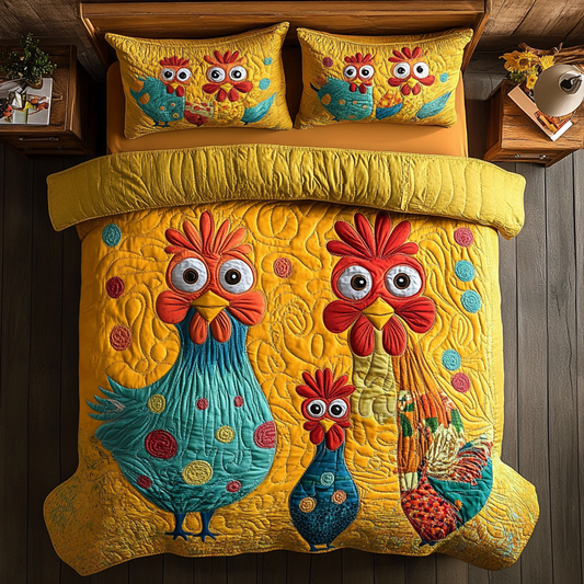 Funny Chickens XR2602005CL Duvet Cover Set