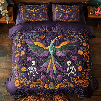 Skeleton Among Petals WN1607027CL Duvet Cover Set