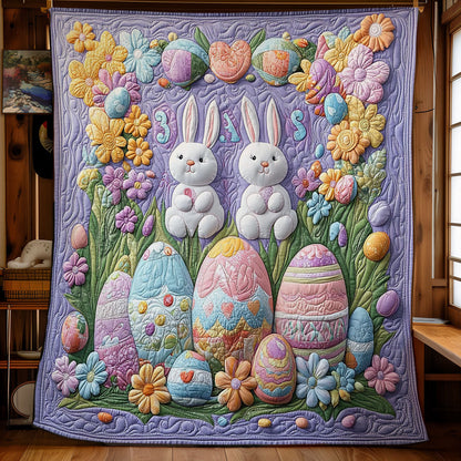 Bunny And Easter Egg WY1303012CL Quilt
