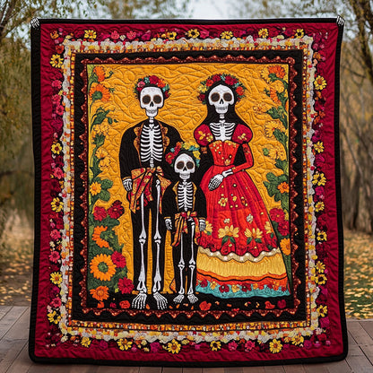 Skeleton Family DH1010033CL Quilt