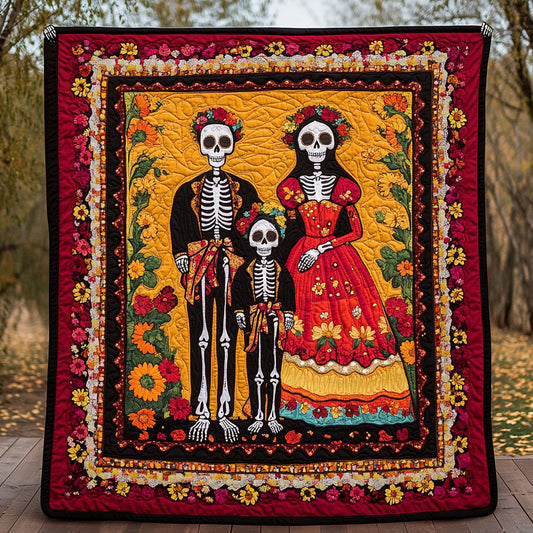 Skeleton Family DH1010033CL Quilt