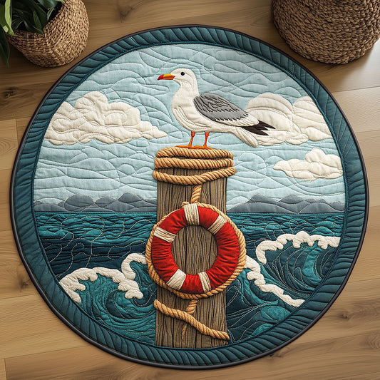 Seagull Coast WY2203080CL Quilted Round Mat