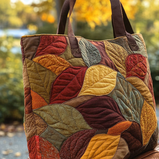 Autumn Whispers WJ2309001CL Quilted Tote Bag