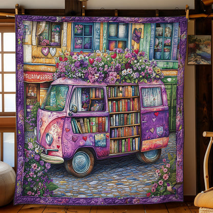 Purple Book Van WY2712051CL Quilt