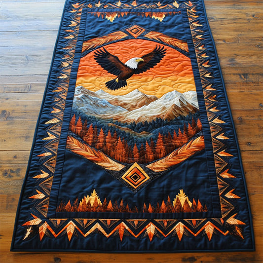 Eagle Flight WY1905033CL Quilted Table Runner