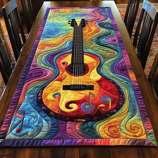 Guitar Emberflow WN1606033CL Quilted Table Runner